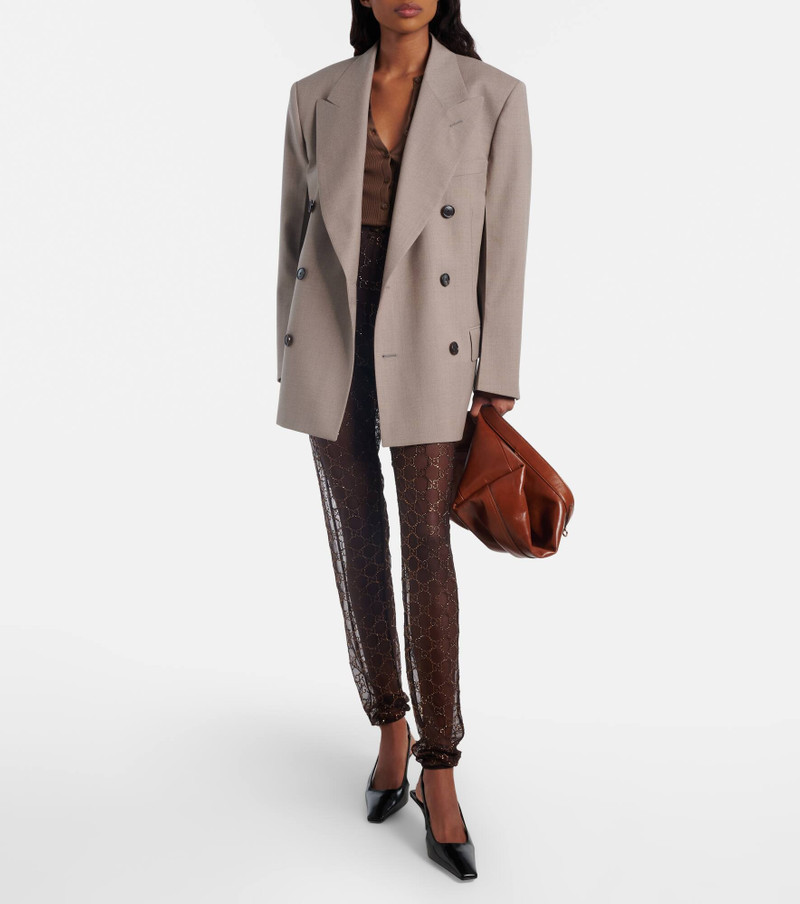 GUCCI GG Crystal tulle leggings outlook