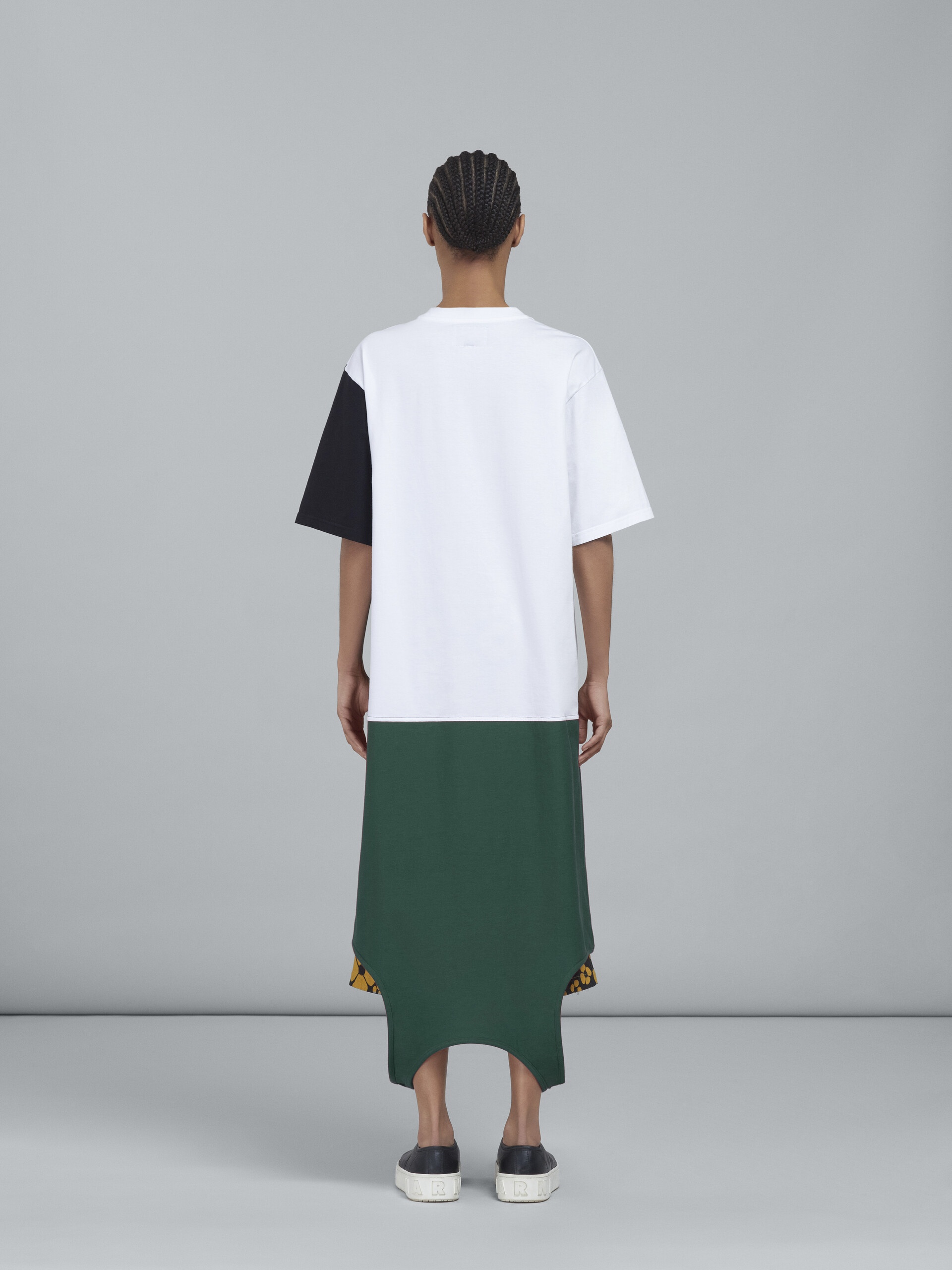 MARNI X CARHARTT WIP - GREEN LOGO T-SHIRT - 4