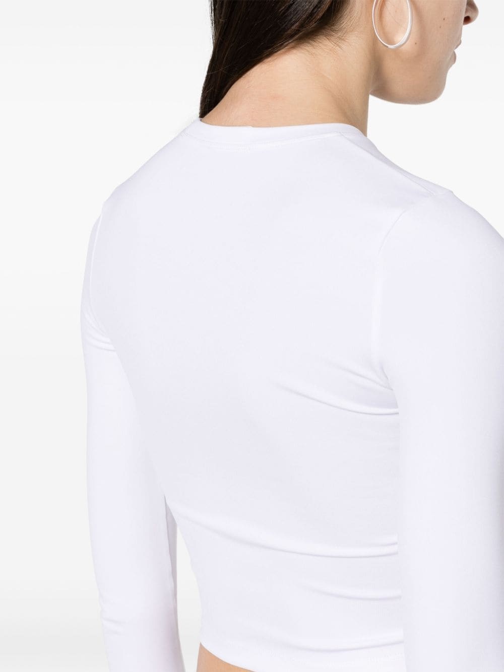 crew neck stretch-jersey T-shirt - 5