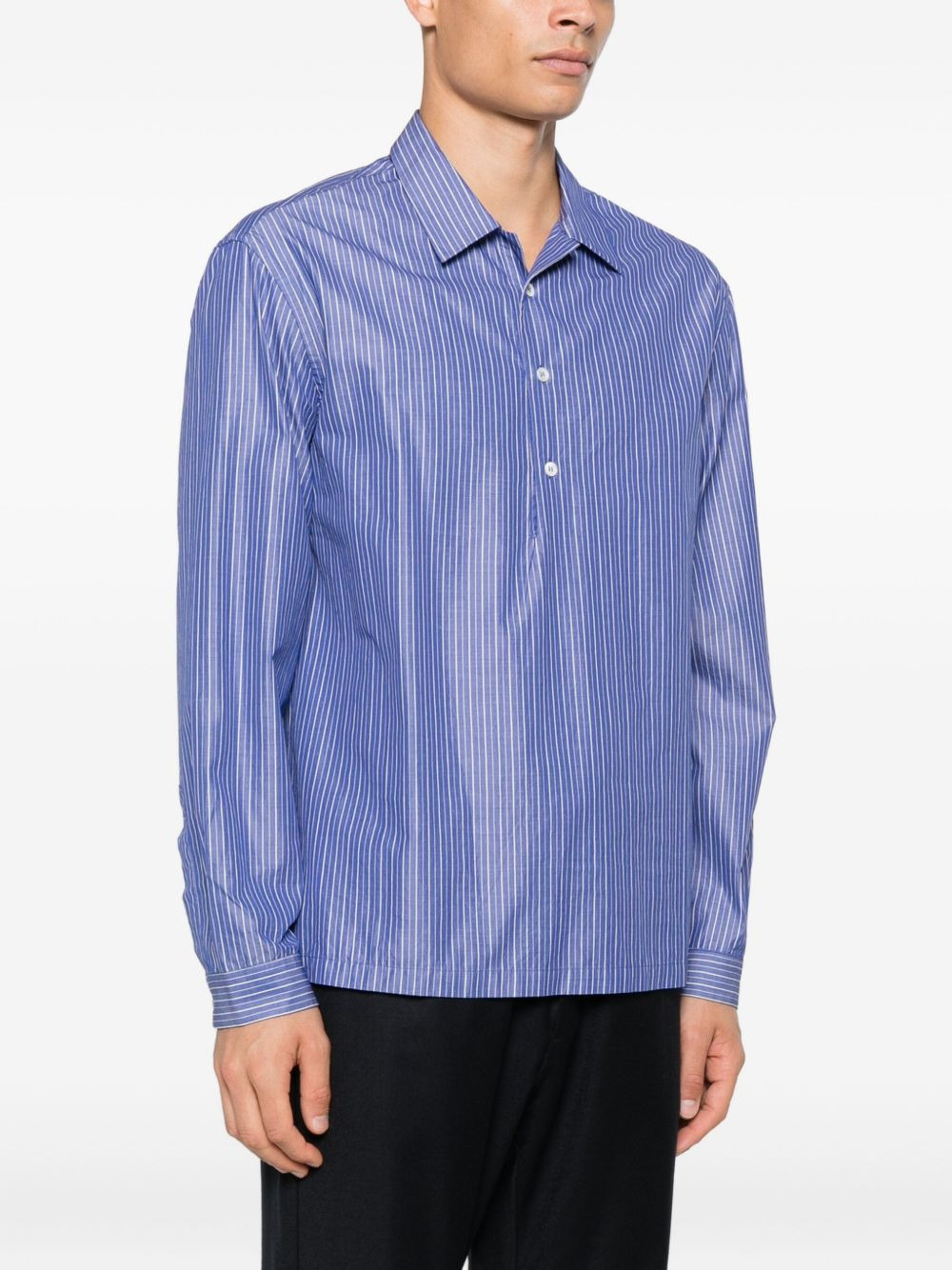 striped long-sleeve shirt - 3