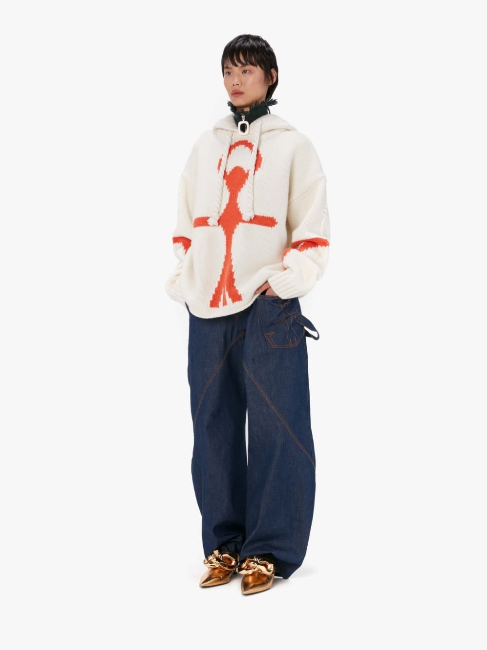 JWA ANCHOR LOGO HOODIE - 5