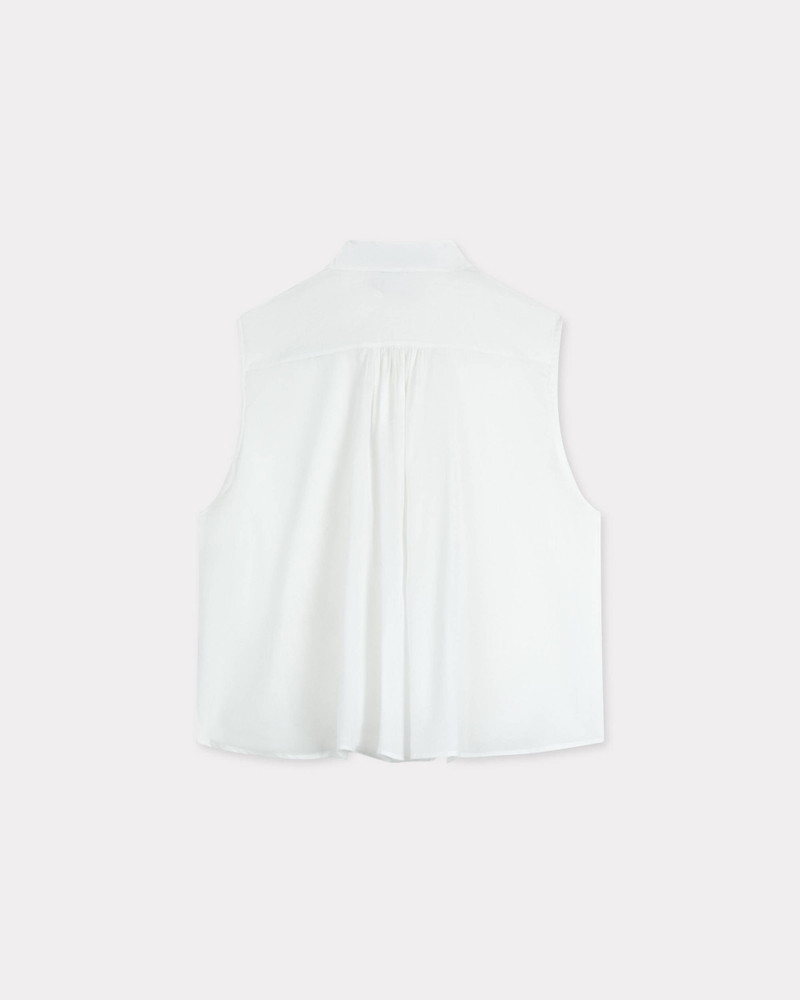 Light sleeveless top in cotton 8
