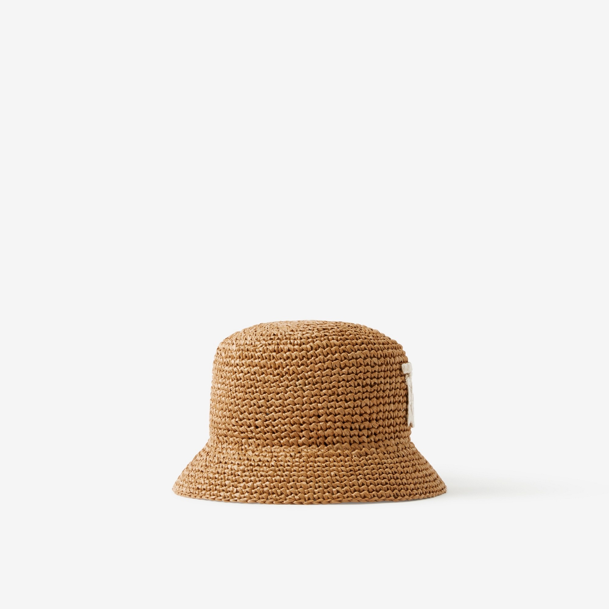 Monogram Motif Raffia-effect Bucket Hat - 2