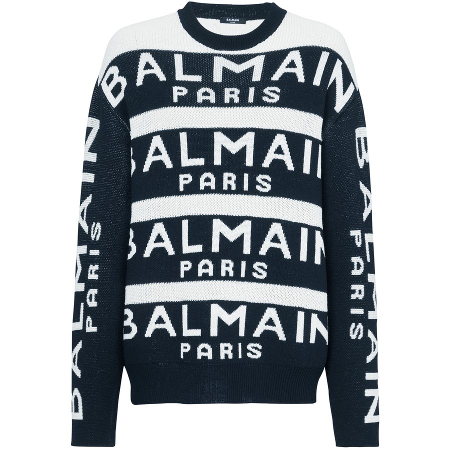 Balmain Paris logo sweater - 1