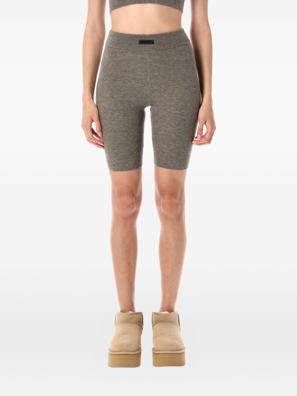 ribbed shorts - 1