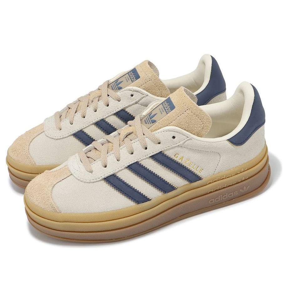 (WMNS) adidas Gazelle Bold 'Night Indigo Magic Beige' JQ5126 - 3