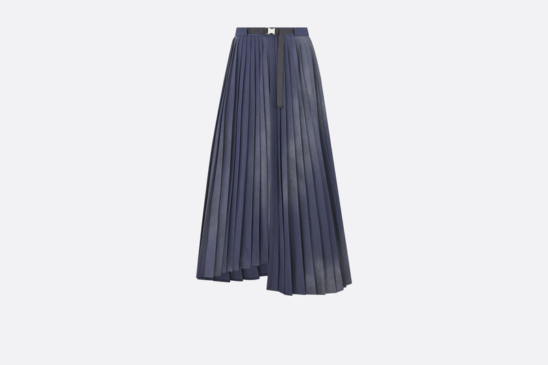 Asymmetric Pleated Skirt 1