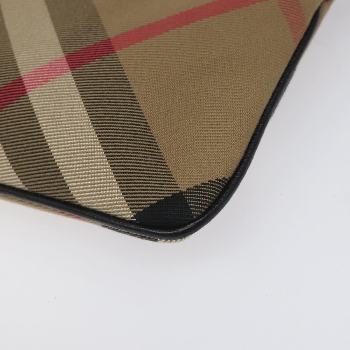 Burberry Nova Check Shoulder Bag Canvas Beige - 16