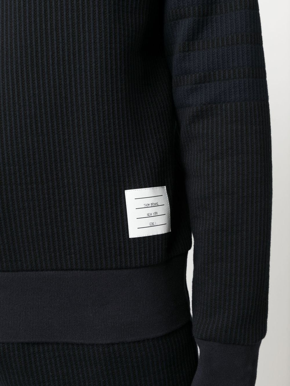 4-Bar seersucker sweatshirt - 5