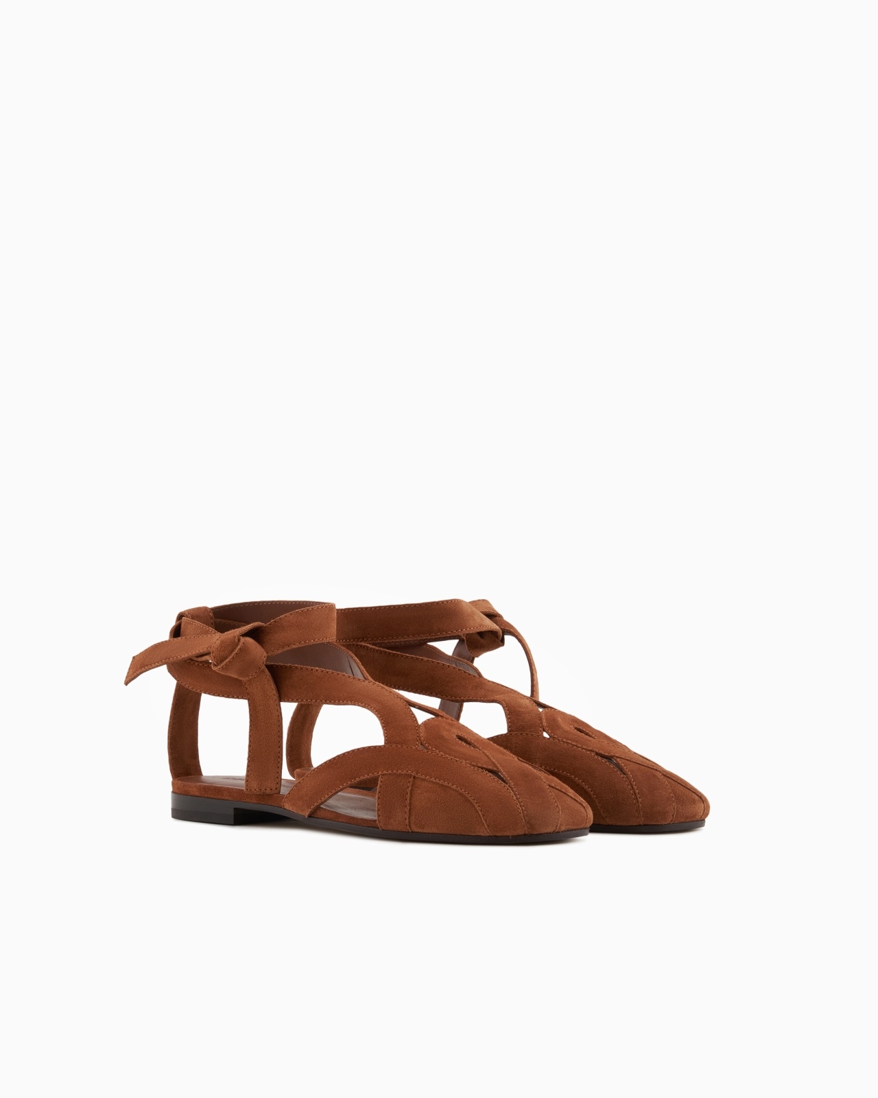 ICON SUEDE SANDALS WITH CUT-OUT AND STRAP - 2