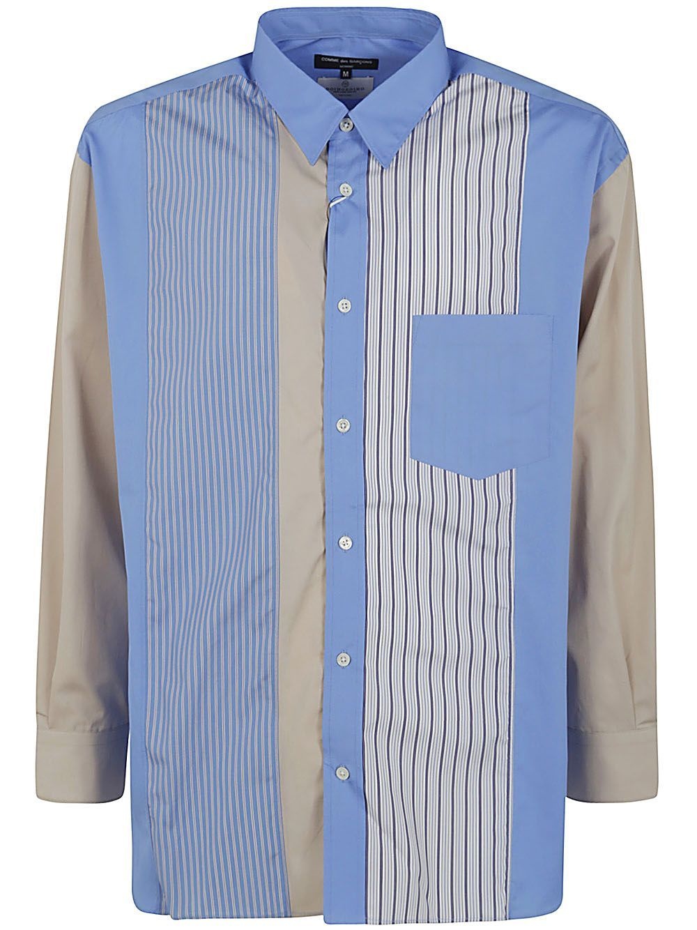 STRIPED SHIRT WITH PATCH - 1