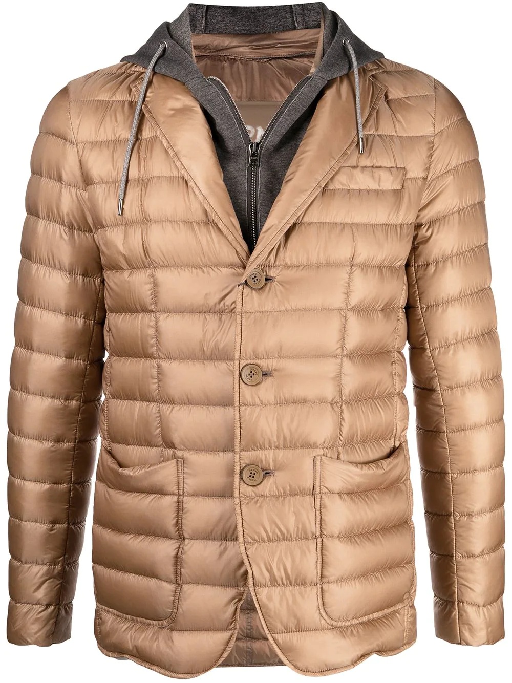 double-layer padded jacket - 1