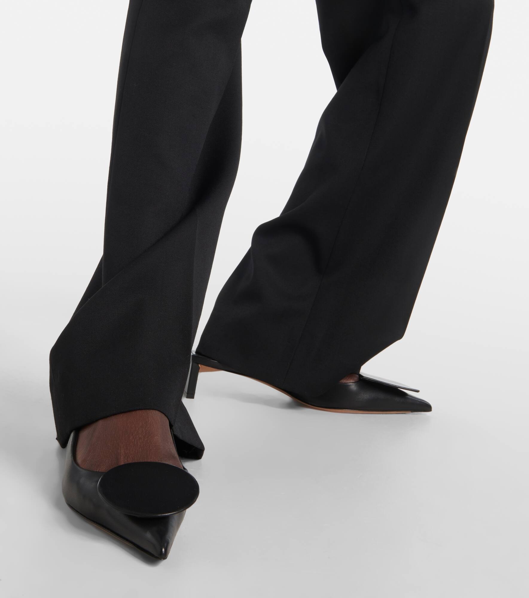 Les Slingbacks Duelo leather pumps - 7
