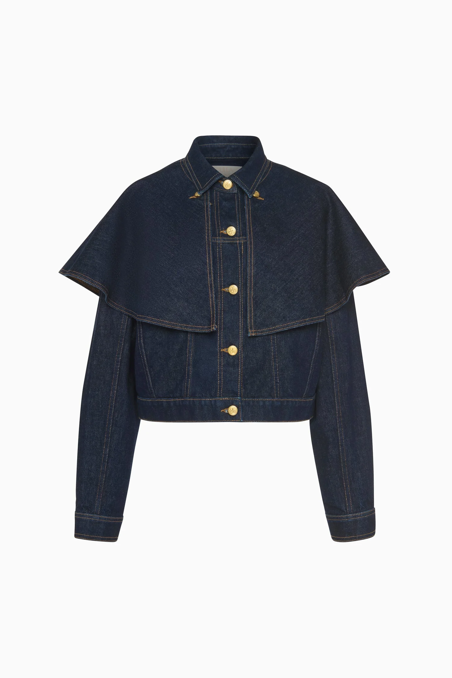 The Agata Denim Cape Jacket - 1
