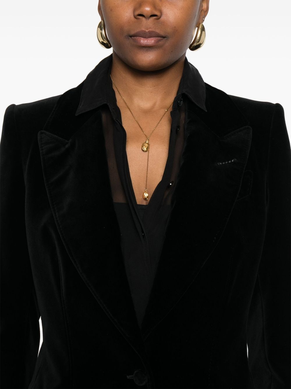single-breasted blazer - 5