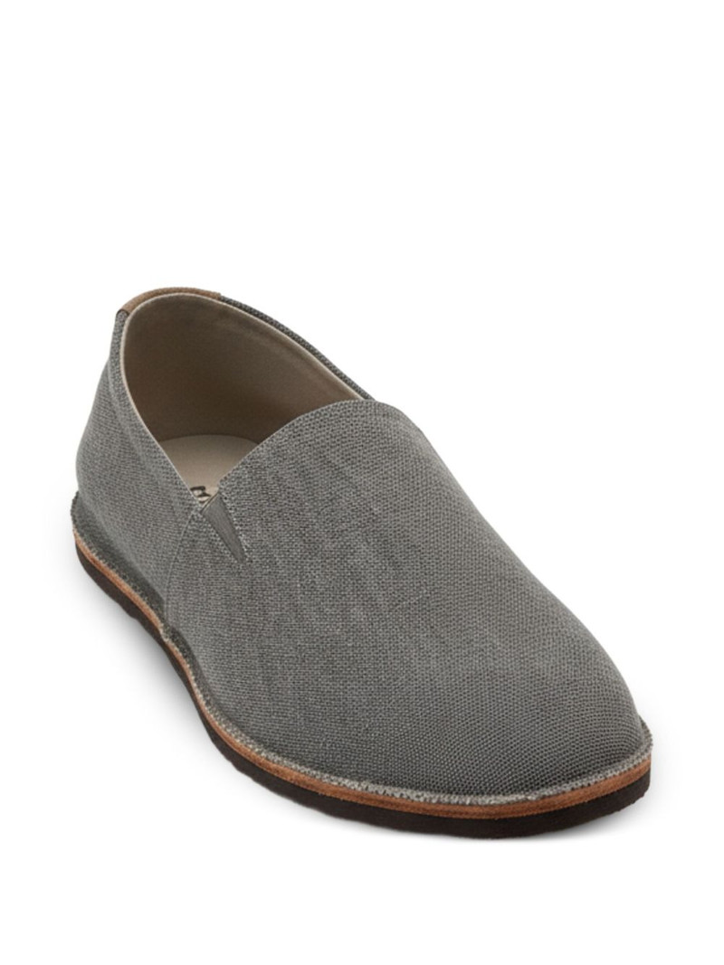 Brunello Cucinelli canvas slip-on espadrilles outlook