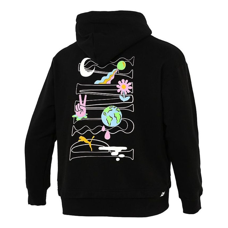 PUMA PUMA Back Logo Printing Sports Black 533038-01 outlook