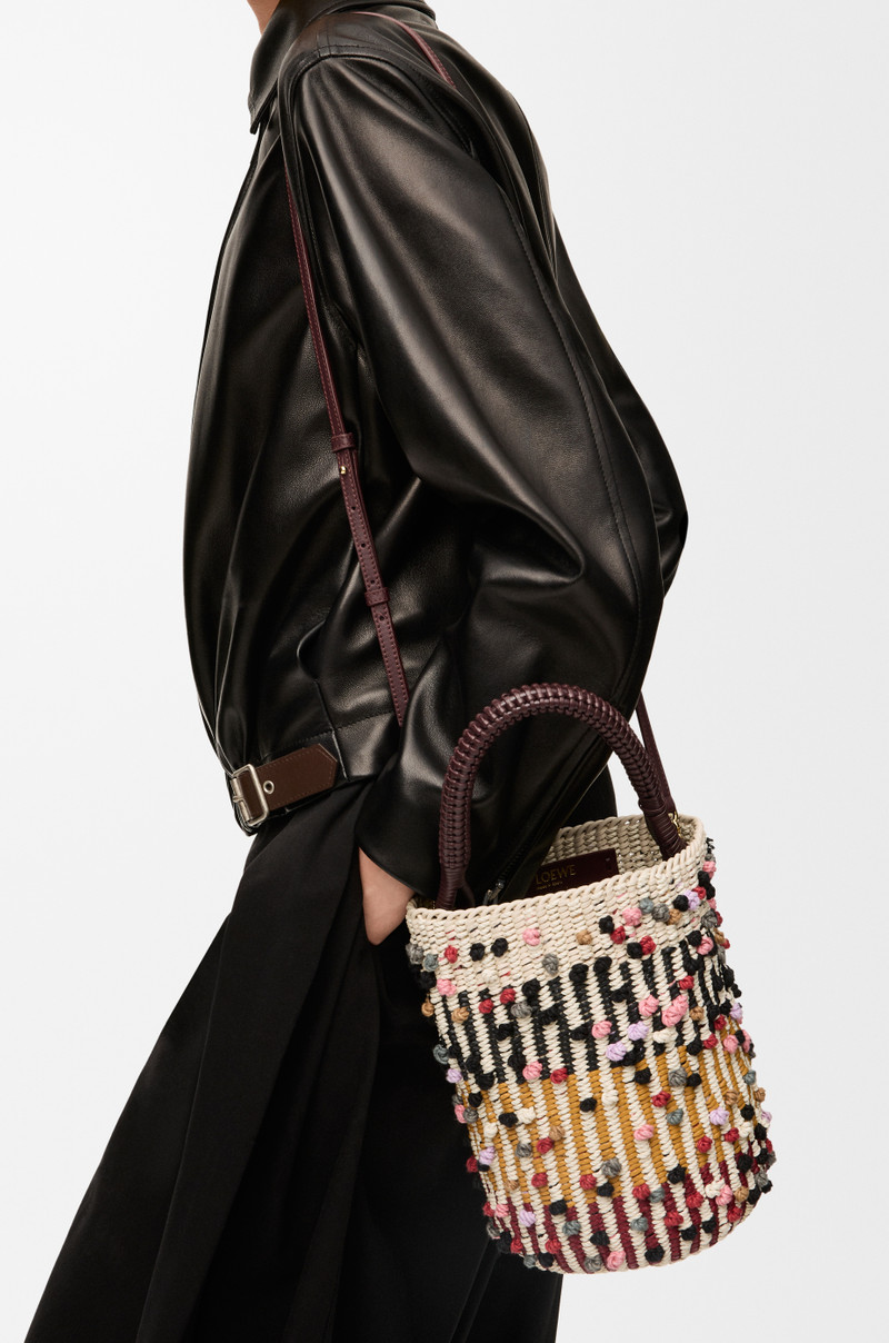 Loewe Bucket in cord, leather and wool outlook