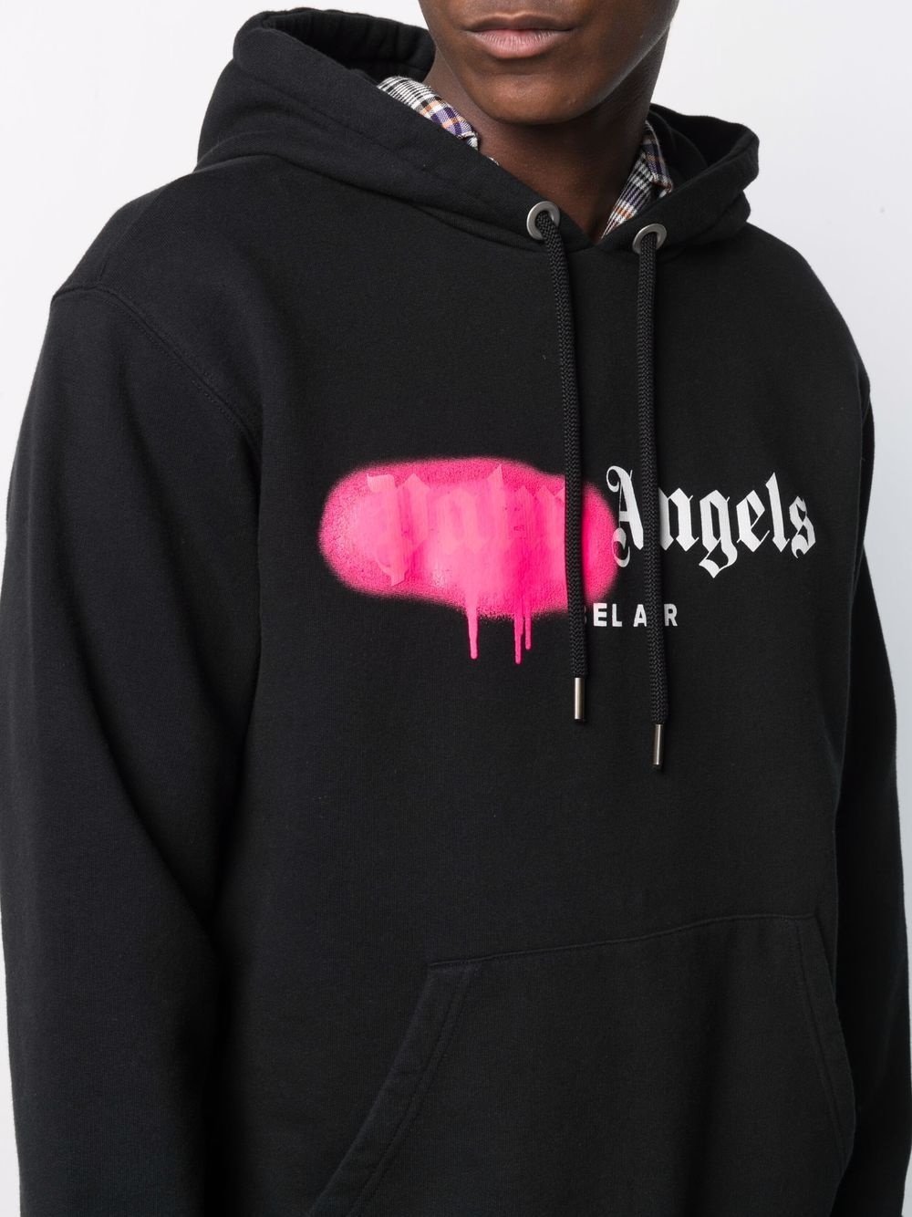 sprayed Tokyo logo hoodie - 5