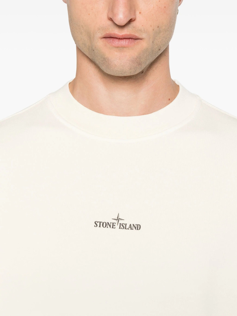 Stone Island Stone Island Logo-print Cotton Sweatshirt outlook