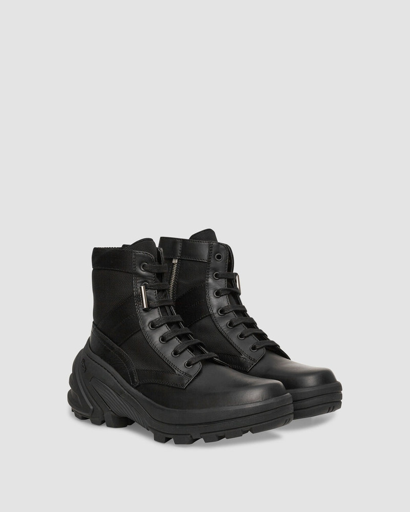 1017 ALYX 9SM NYLON AND LEATHER LACE UP BOOT WITH VIBRAM SOLE outlook