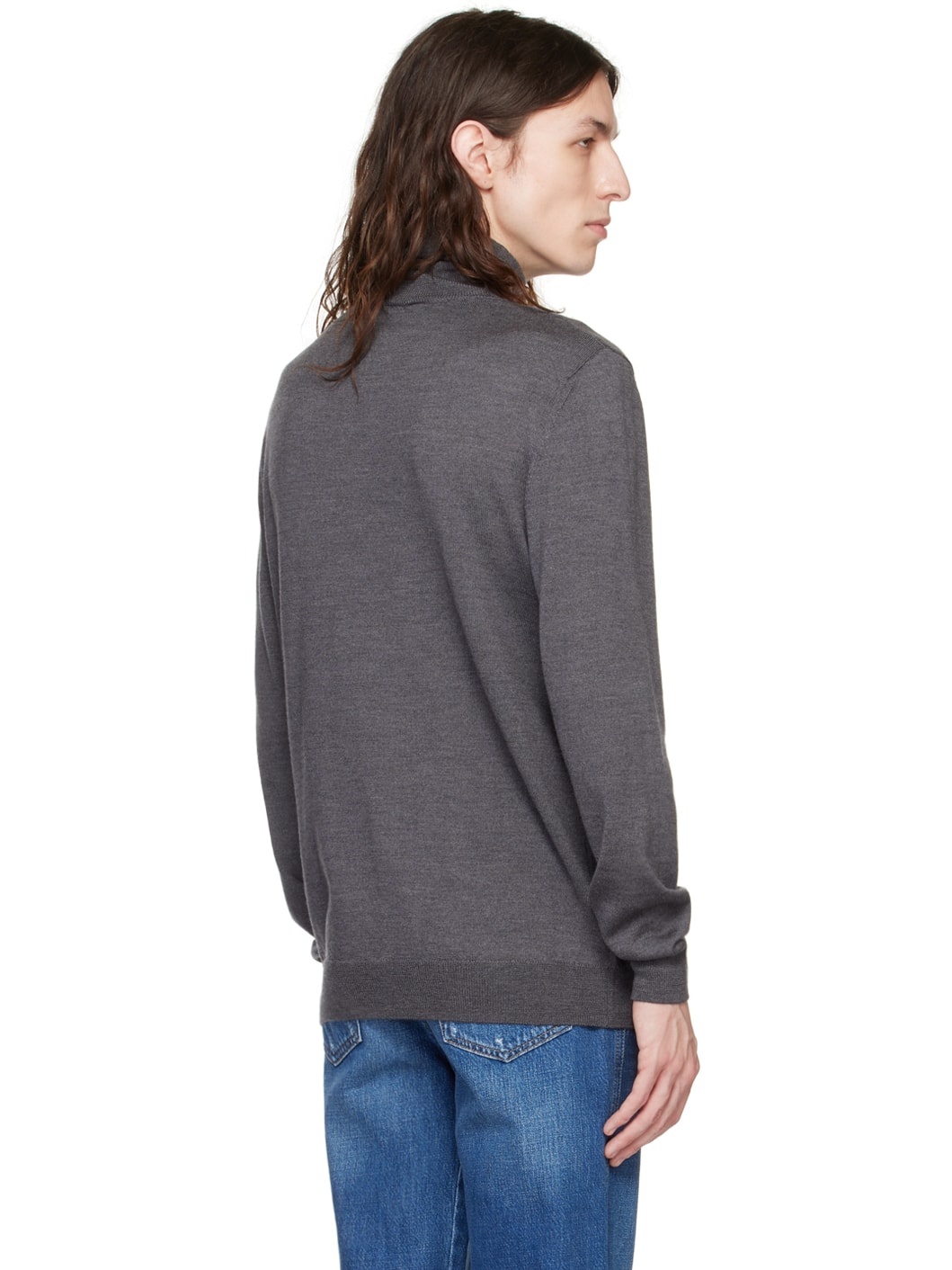 Gray Dundee Turtleneck - 3