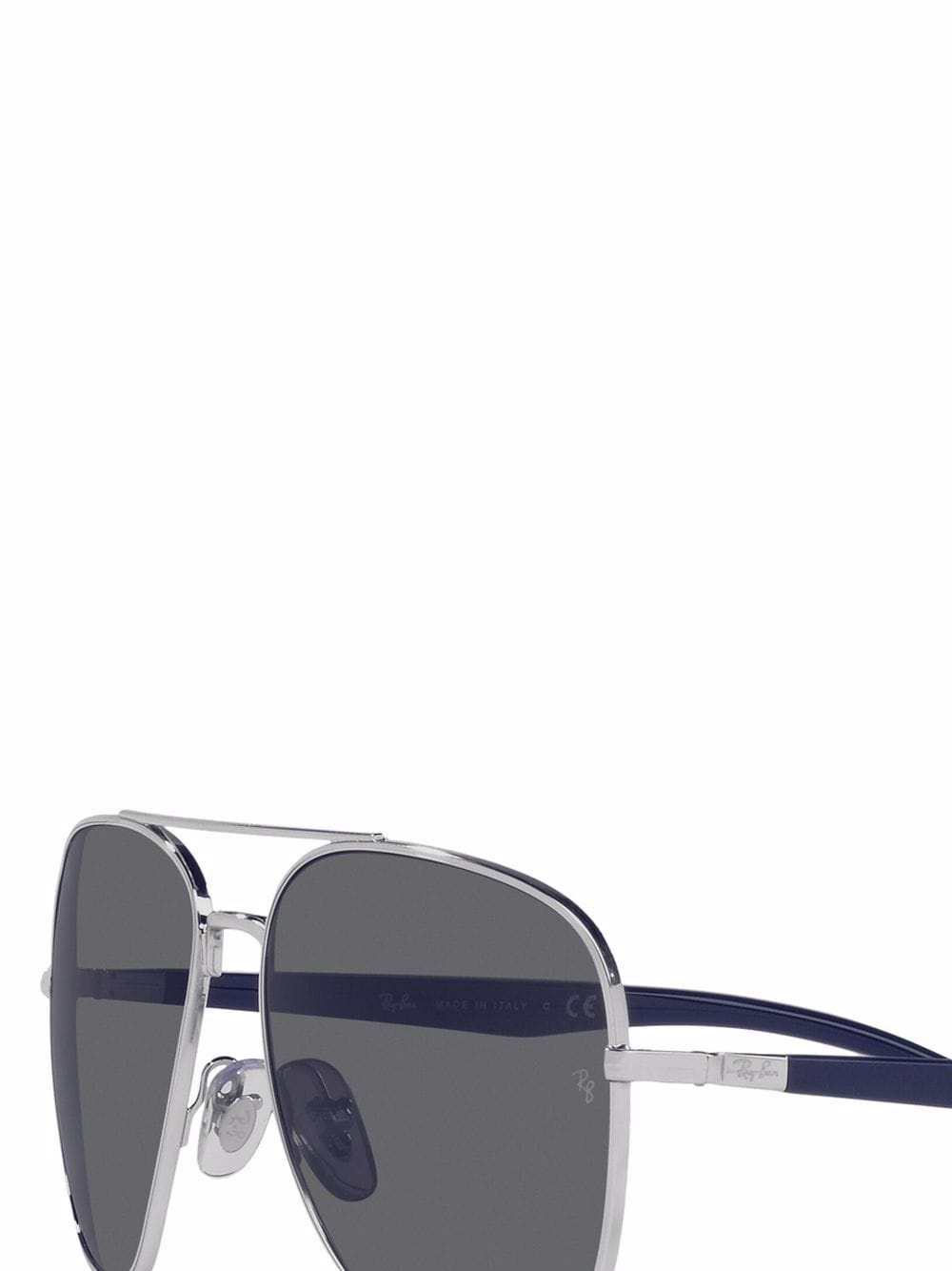 square-frame aviator sunglasses - 3