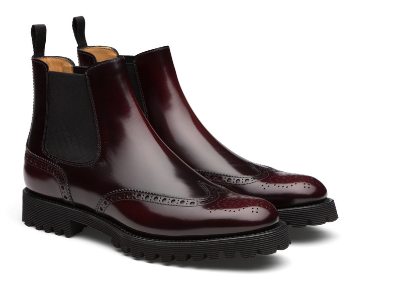 Church's Charlize
Polished Binder Chelsea Boot Brogue Burgundy outlook