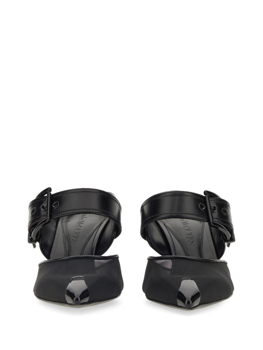 Alexander Mcqueen Women Punk Sandal With Buckle - 6