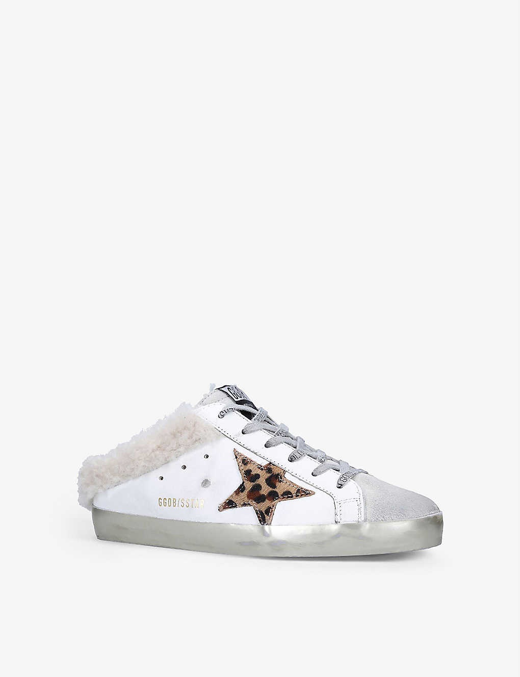 Superstar Sabot 81811 leather and shearling trainers - 3