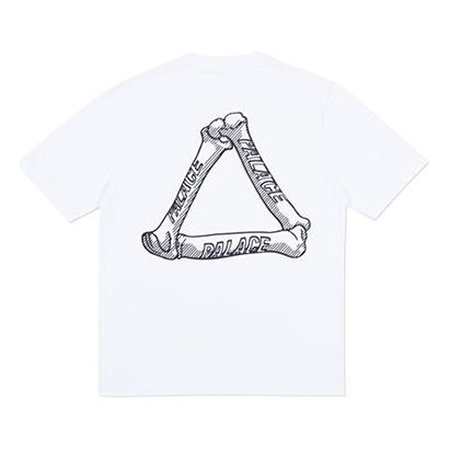 PALACE Bones White Back Triangle Printing Short Sleeve Unisex PAL-SS18-057 - 2