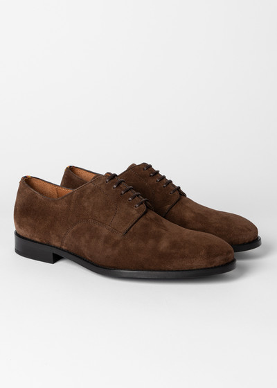 Paul Smith Chocolate Brown Suede 'Fes' Shoes outlook