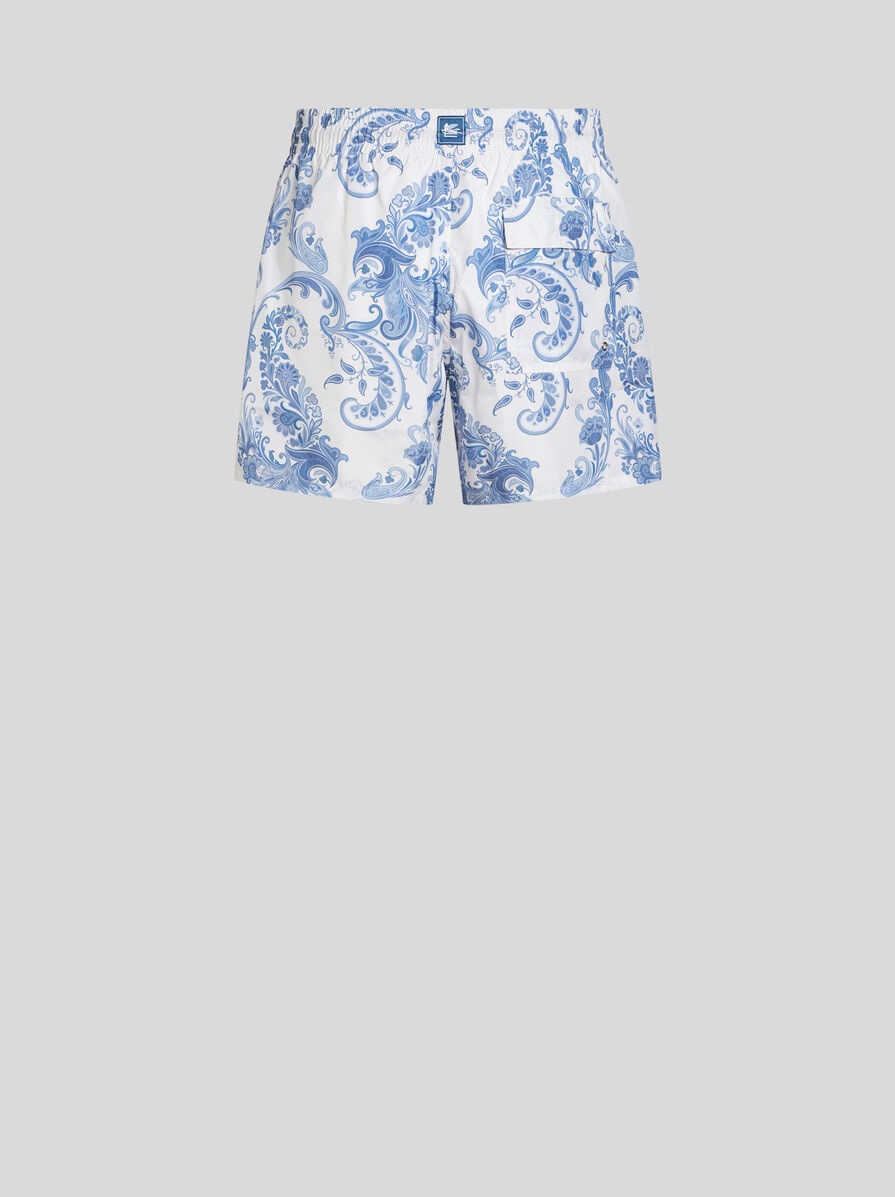 ETRO SUMMER PAISLEY SWIM SHORTS - 6