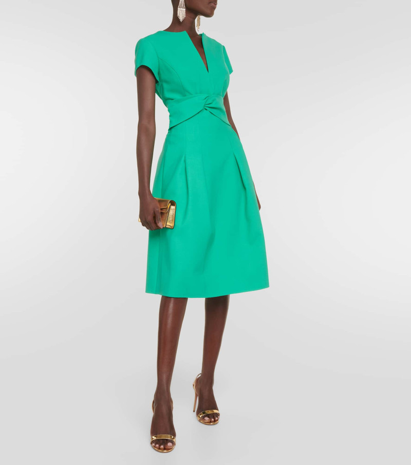 Oscar de la Renta Wool-blend midi dress outlook