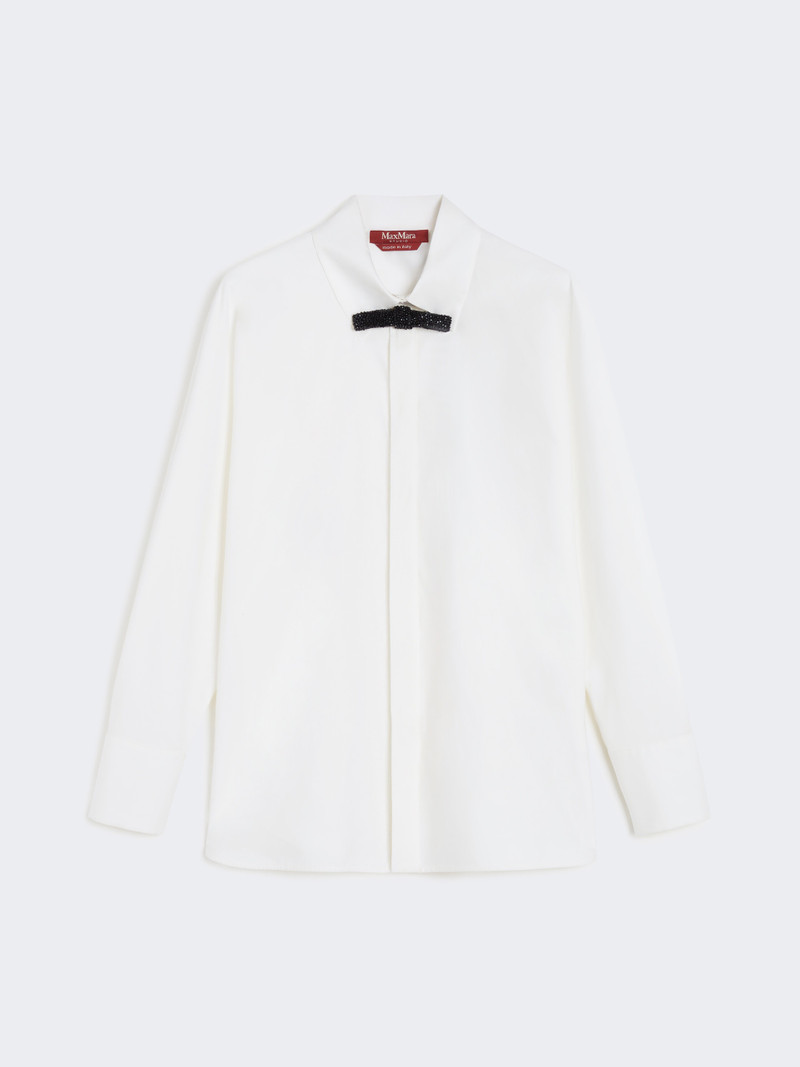 ROLL Cotton and silk poplin shirt 1