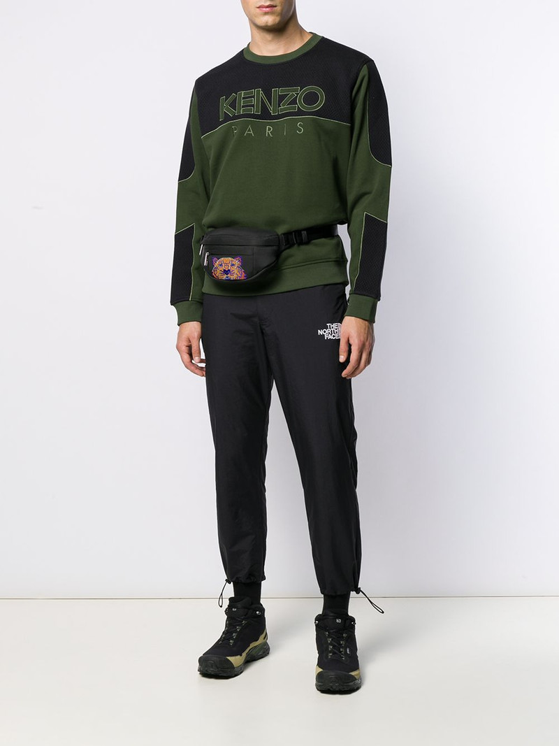 KENZO mesh panel sweatshirt outlook