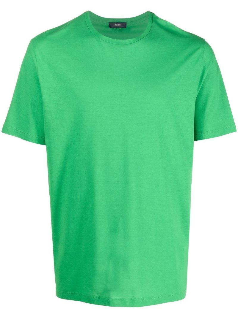 crew-neck cotton T-shirt - 1