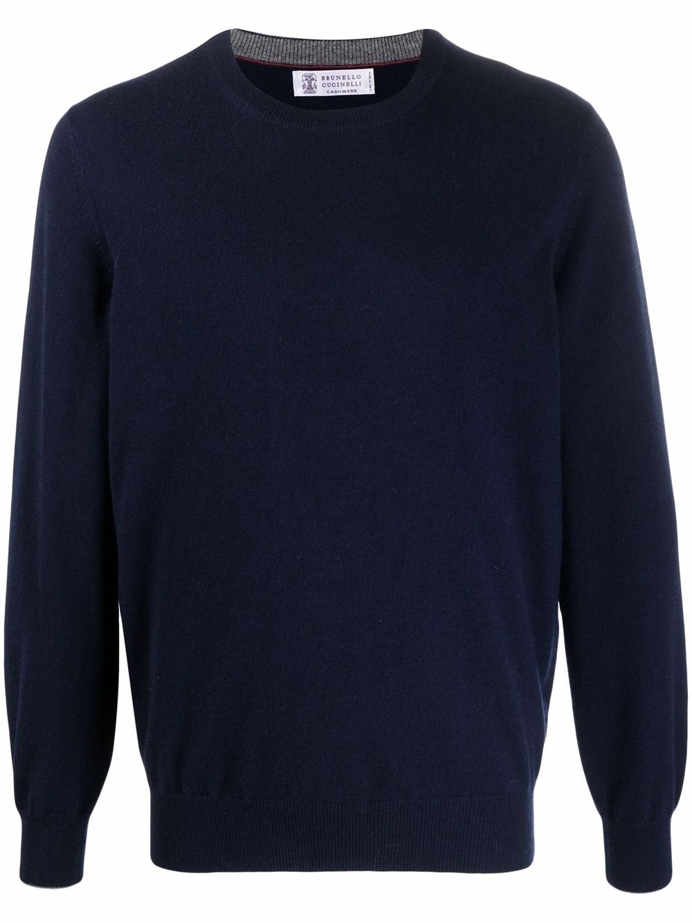 crew-neck cashmere jumper - 1