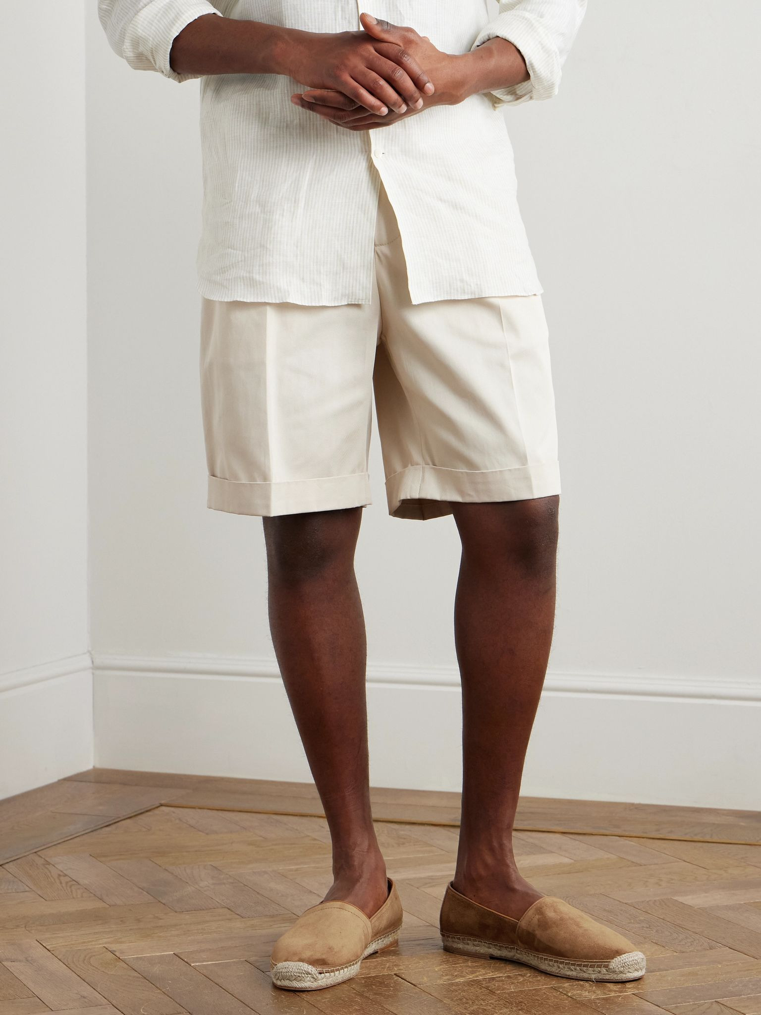 Suede Espadrilles Camel - 2