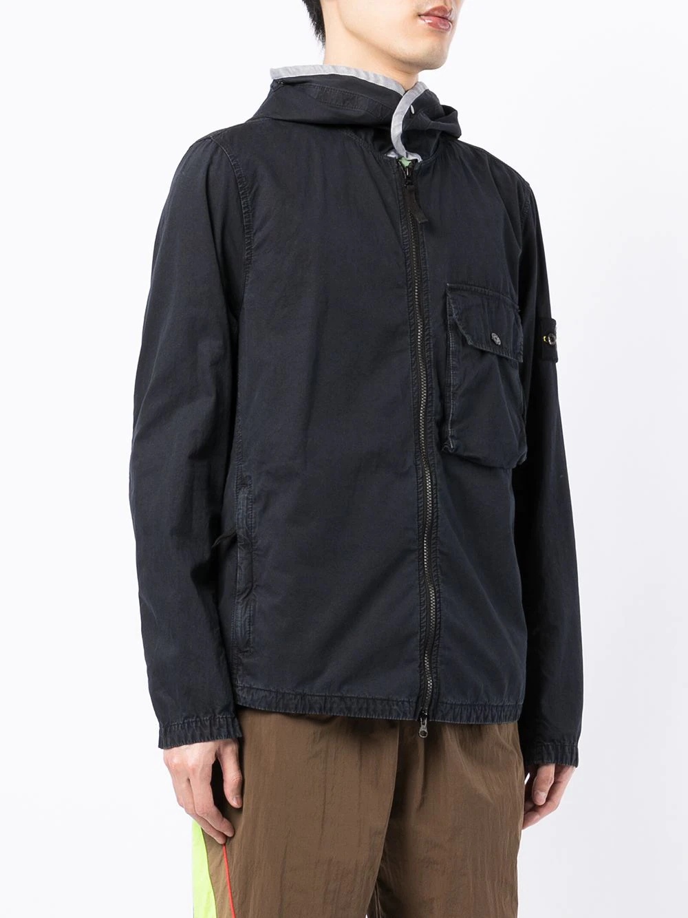 zip-up hooded jacket - 3