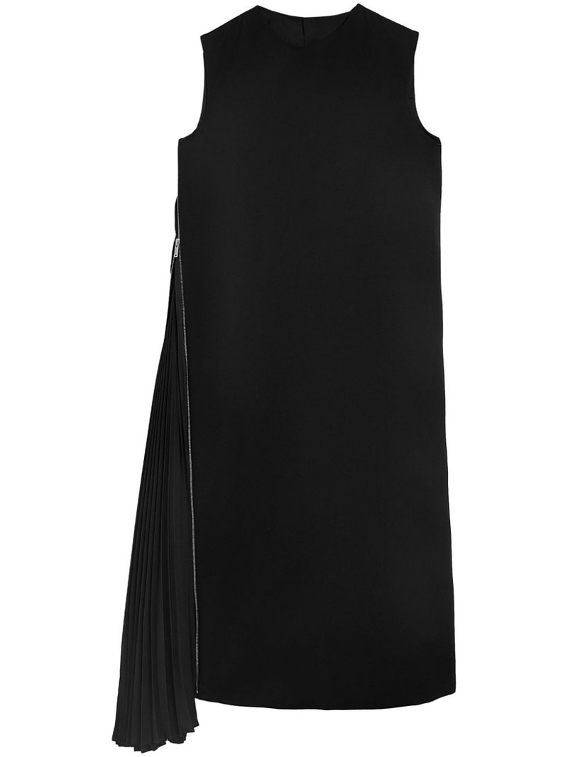 draped-detail 미디 드레스 1