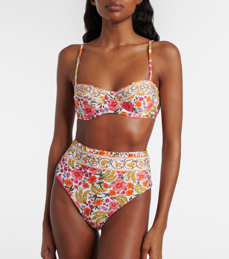 FARM RIO Floral bikini top outlook