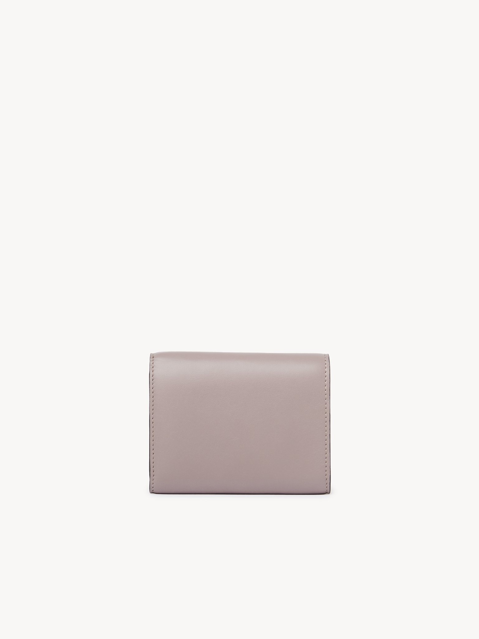 SMALL CHLOÉ ICONIC TRI-FOLD WITH COIN POCKET IN SHINY LEATHER - 4