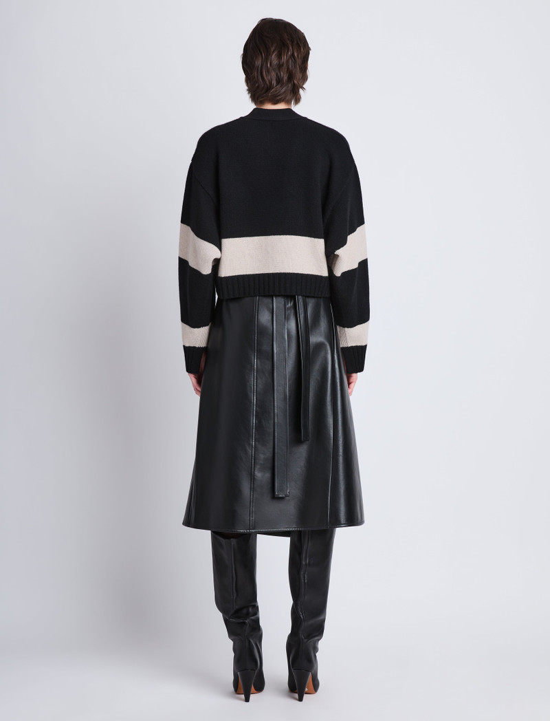 Sofia Cardigan in Striped Cashmere 5