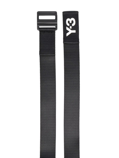 Y-3 buckle-fastening logo-print belt outlook