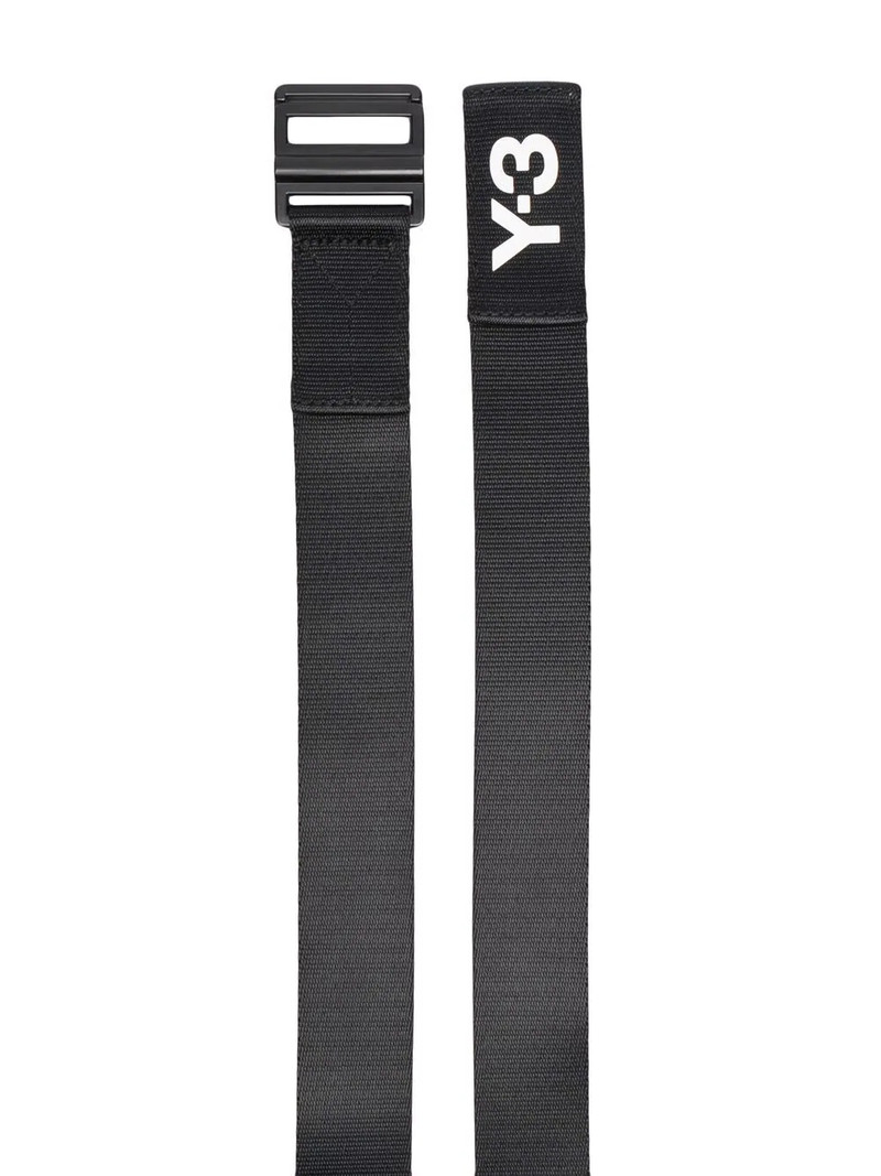 Y-3 buckle-fastening logo-print belt outlook