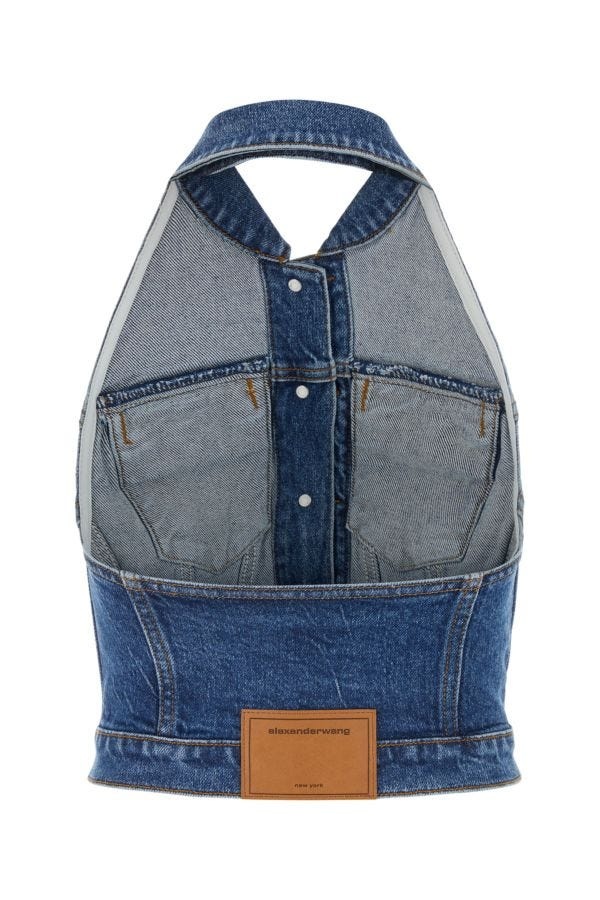 Stretch denim vest - 2