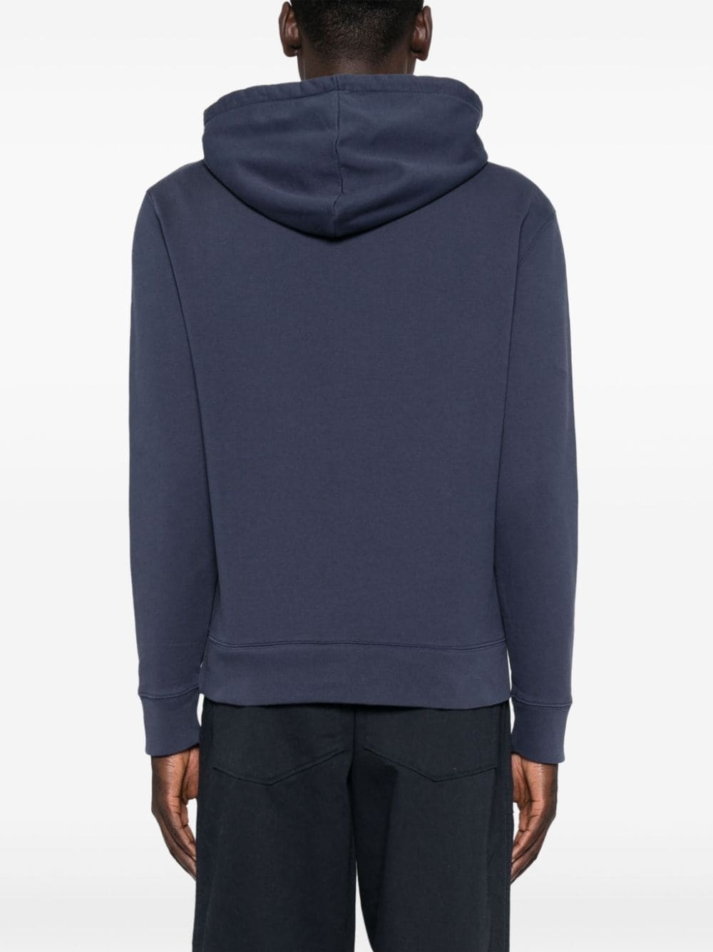 Oars logo-embroidered hoodie - 4