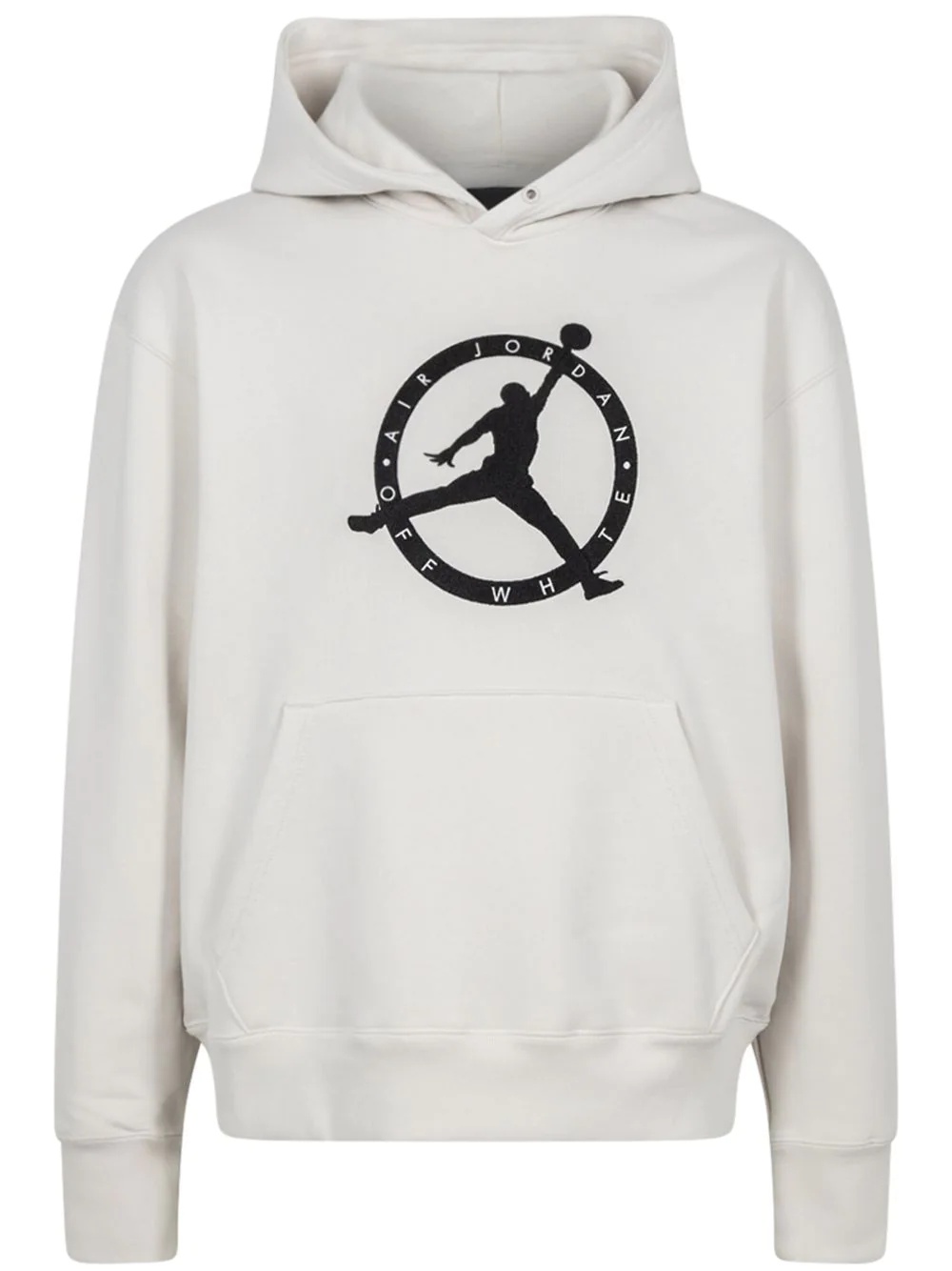 x Off-White logo-print hoodie - 1