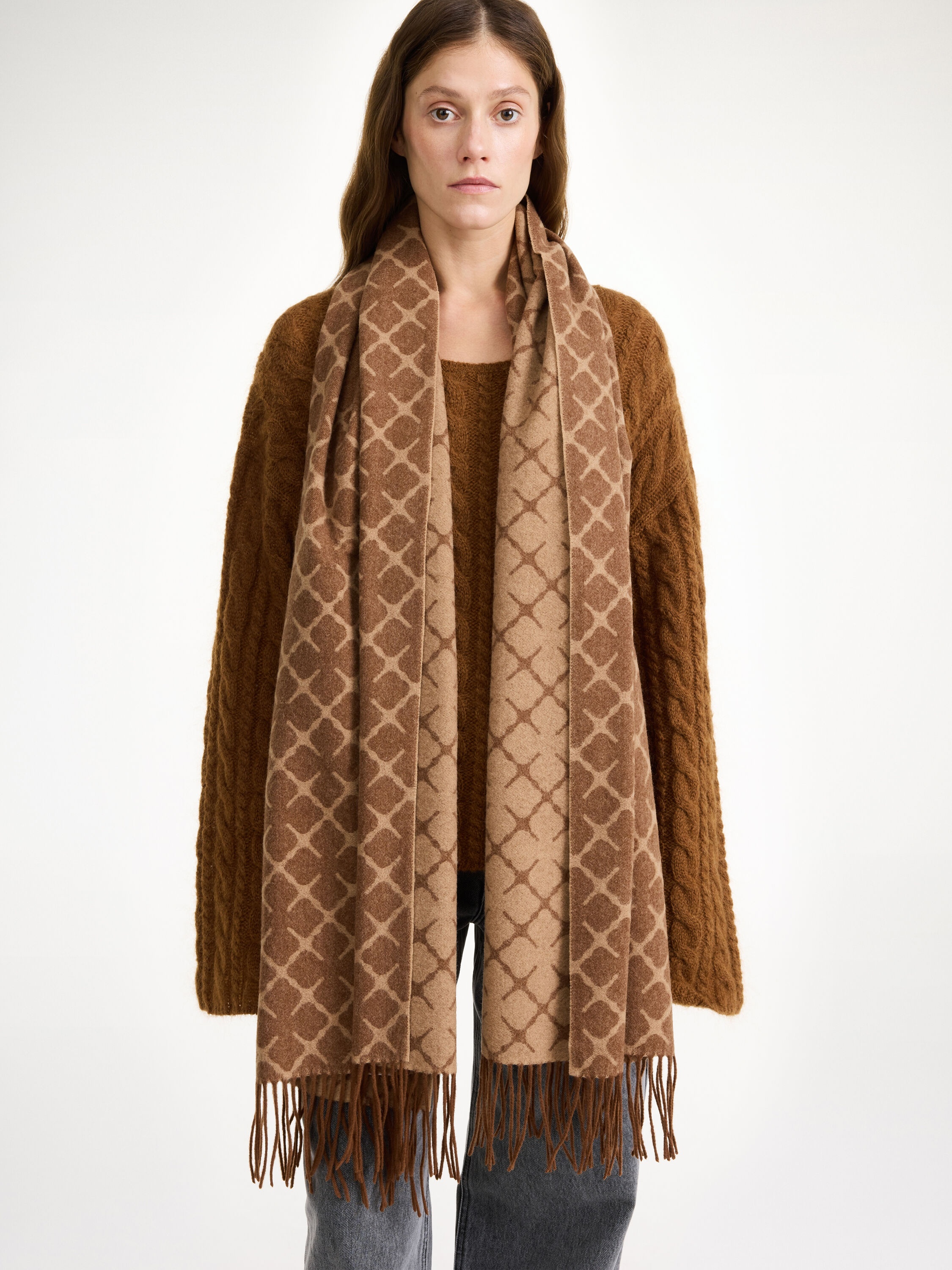 Ortega cashmere-blend scarf - 2